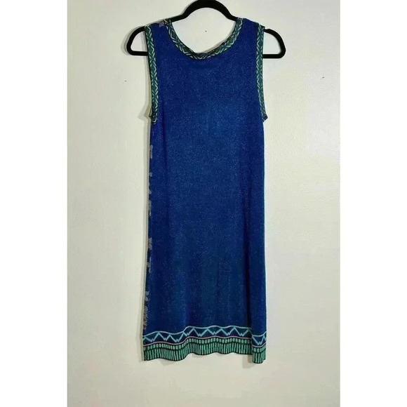 Desigual Danielle Floral Knit Dress in Midnight Beaded Details XL - Picture 4 of 6